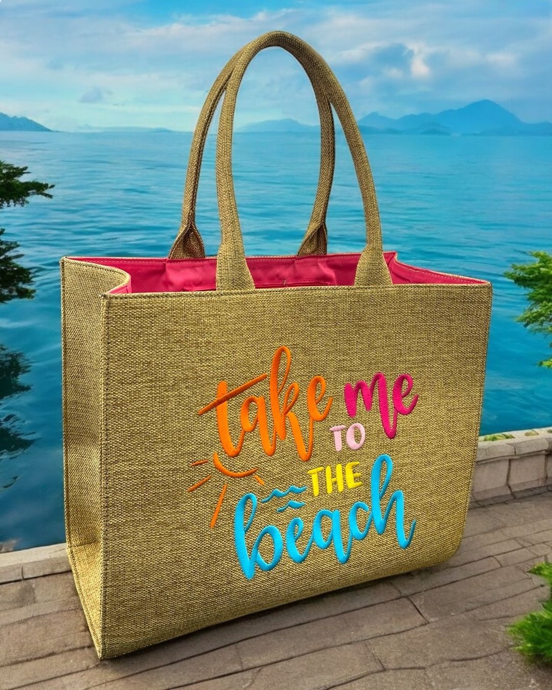 Personalized beach bag