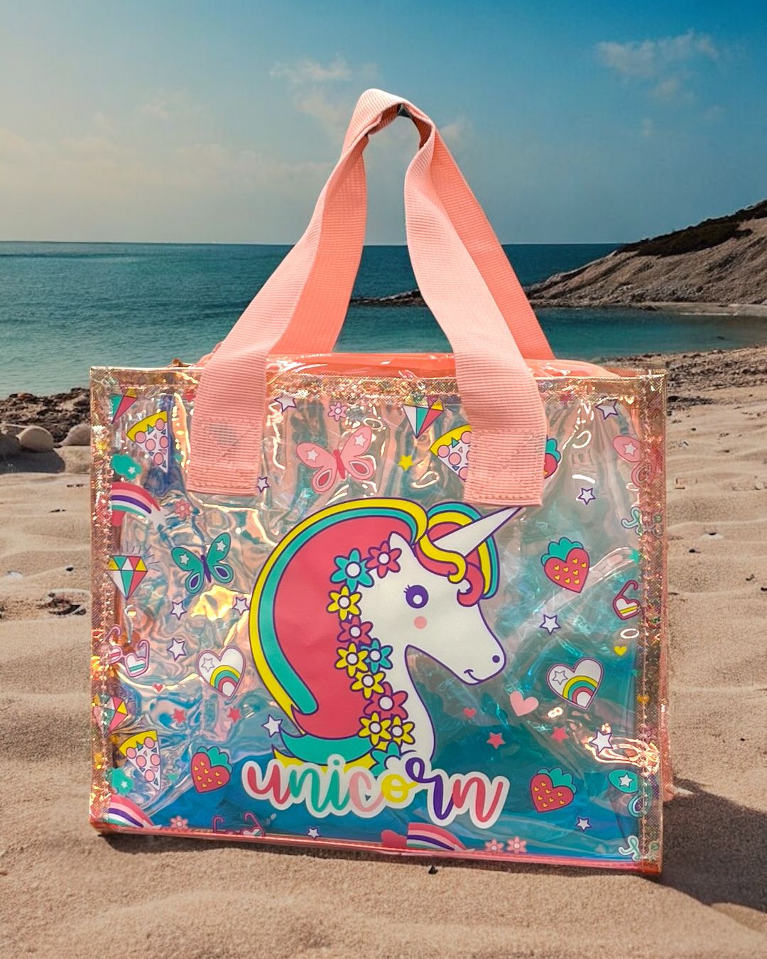 Unicorn transparent bag