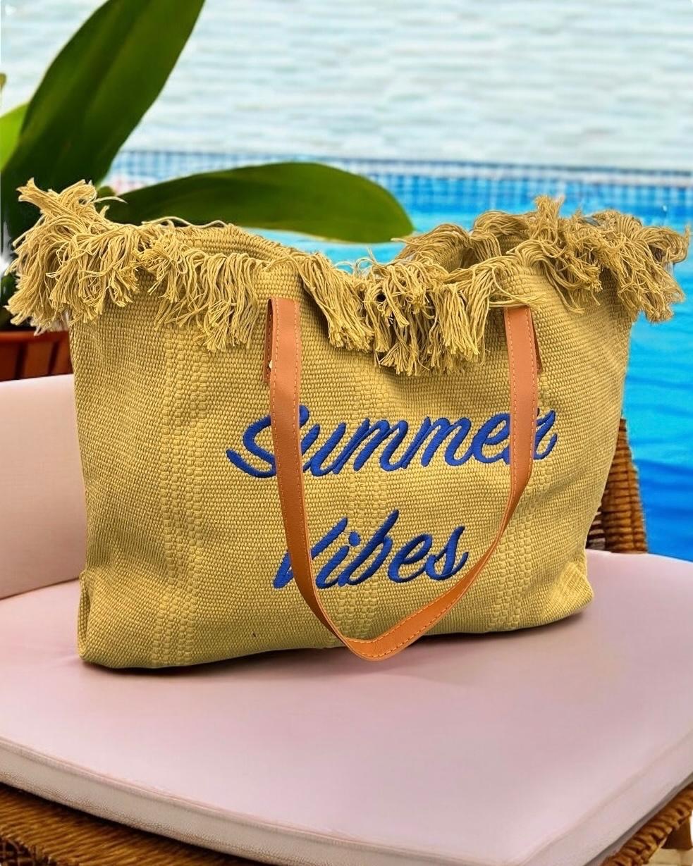 Summer vibes beach bag