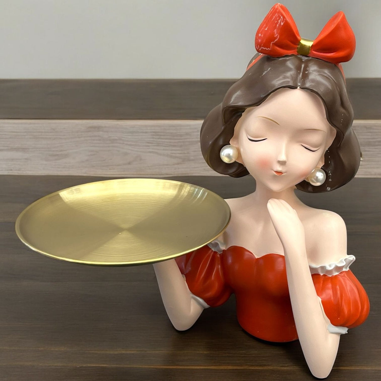 Elegant lady decorative tray