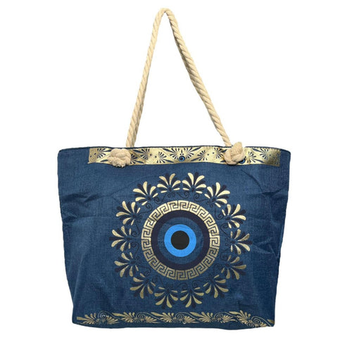 Eye Design Beach Bag