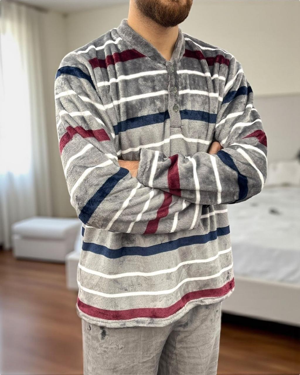 Grey Fleece PJ