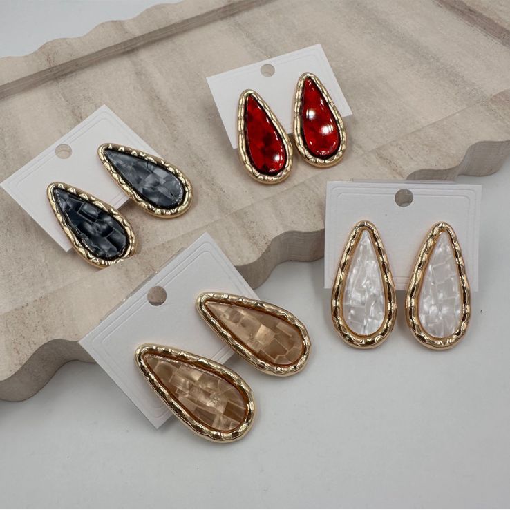Teardrop Luxe Drop Earrings