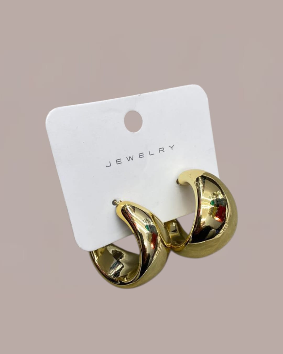 Thick Hoop Earrings