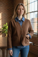 Cozy Button Jacket