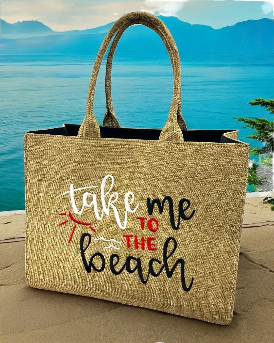 Personalized beach bag