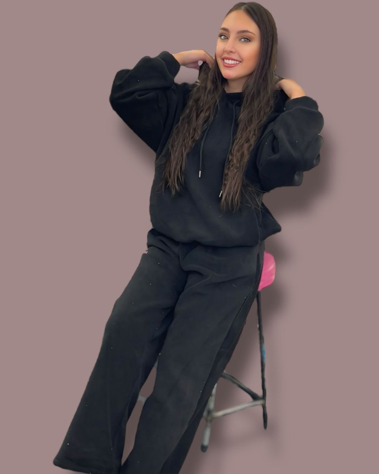 Bold Black Jogging Set