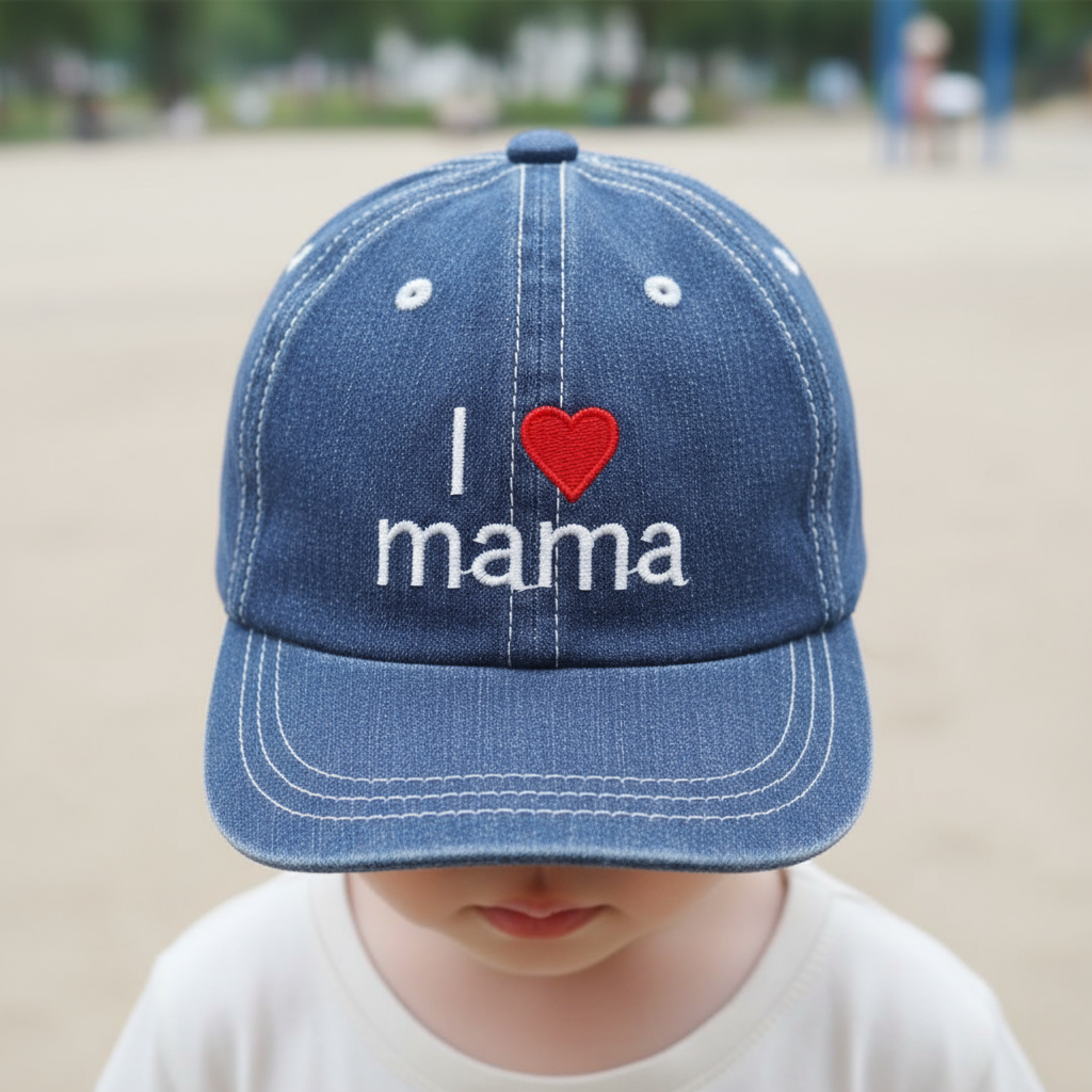 I "Heart" Mama Jeans Hat S-100