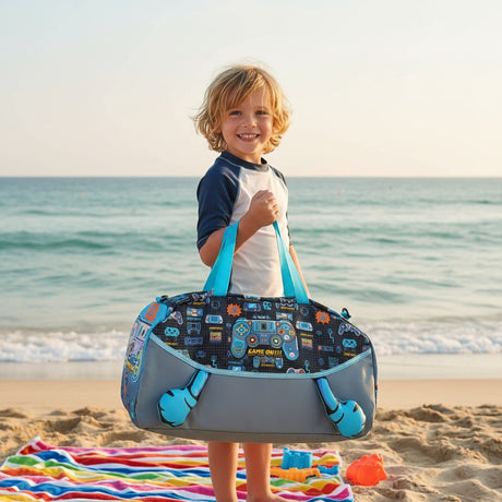 Kids duffle bag with game controller print, Jack Gifts Online Lebanon