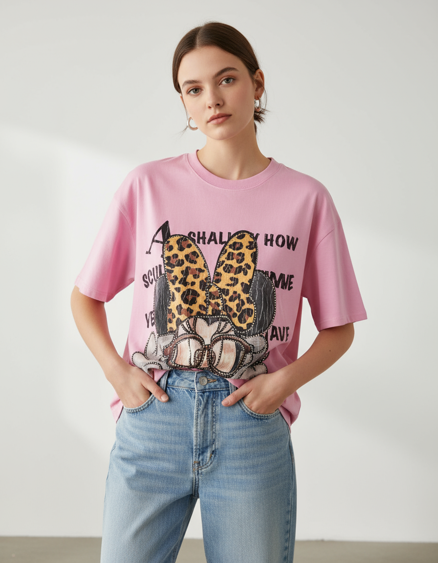 Oversized minnie tshirt