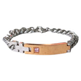silver cross bracelet