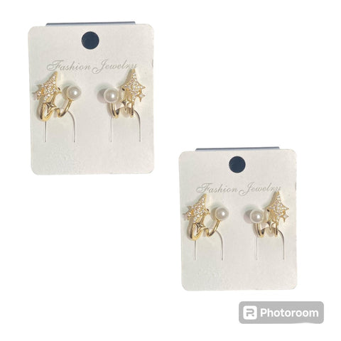 Star stud earrings