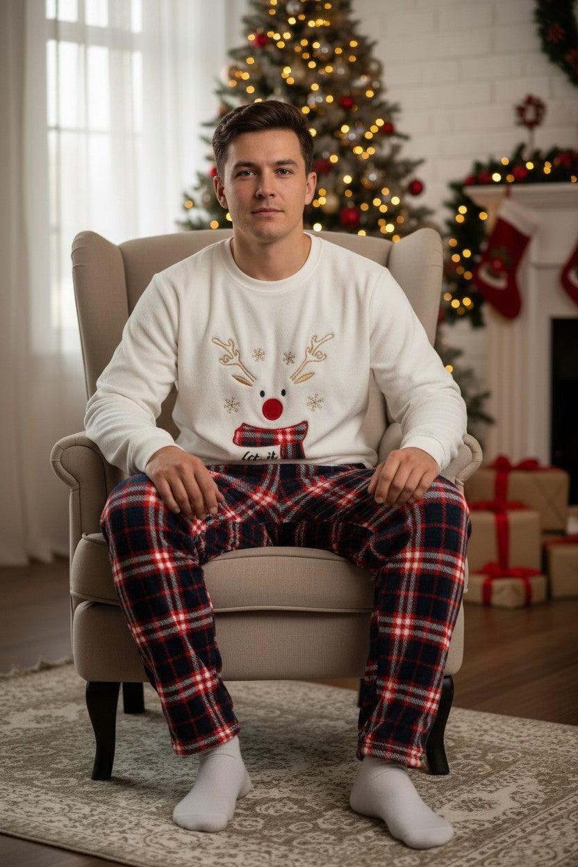 Men Reindeer PJ