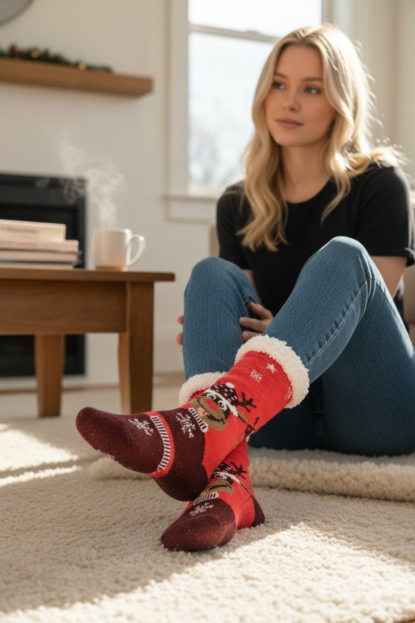 Reindeer Socks