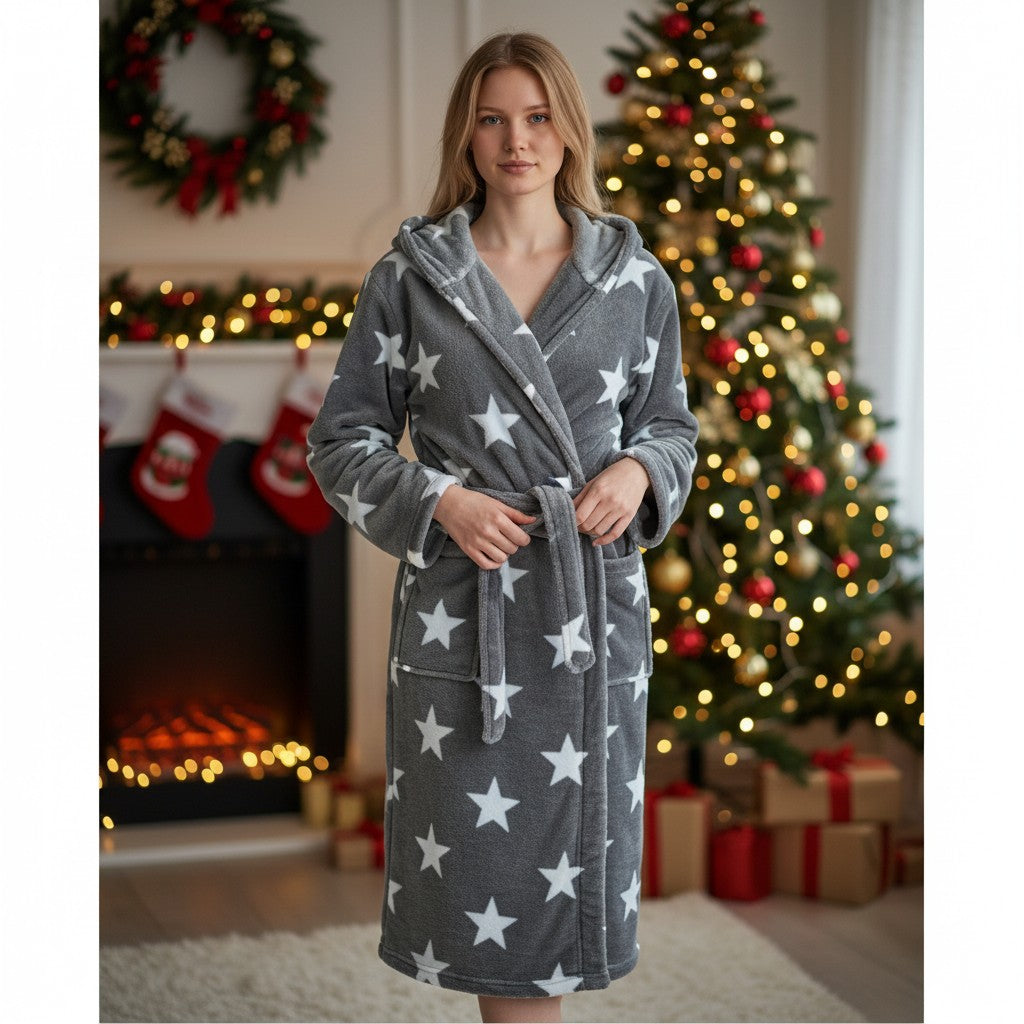 Blue Stars Robe