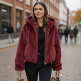 Red Fur Jacket