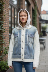 Jeweled Denim Fusion Jacket