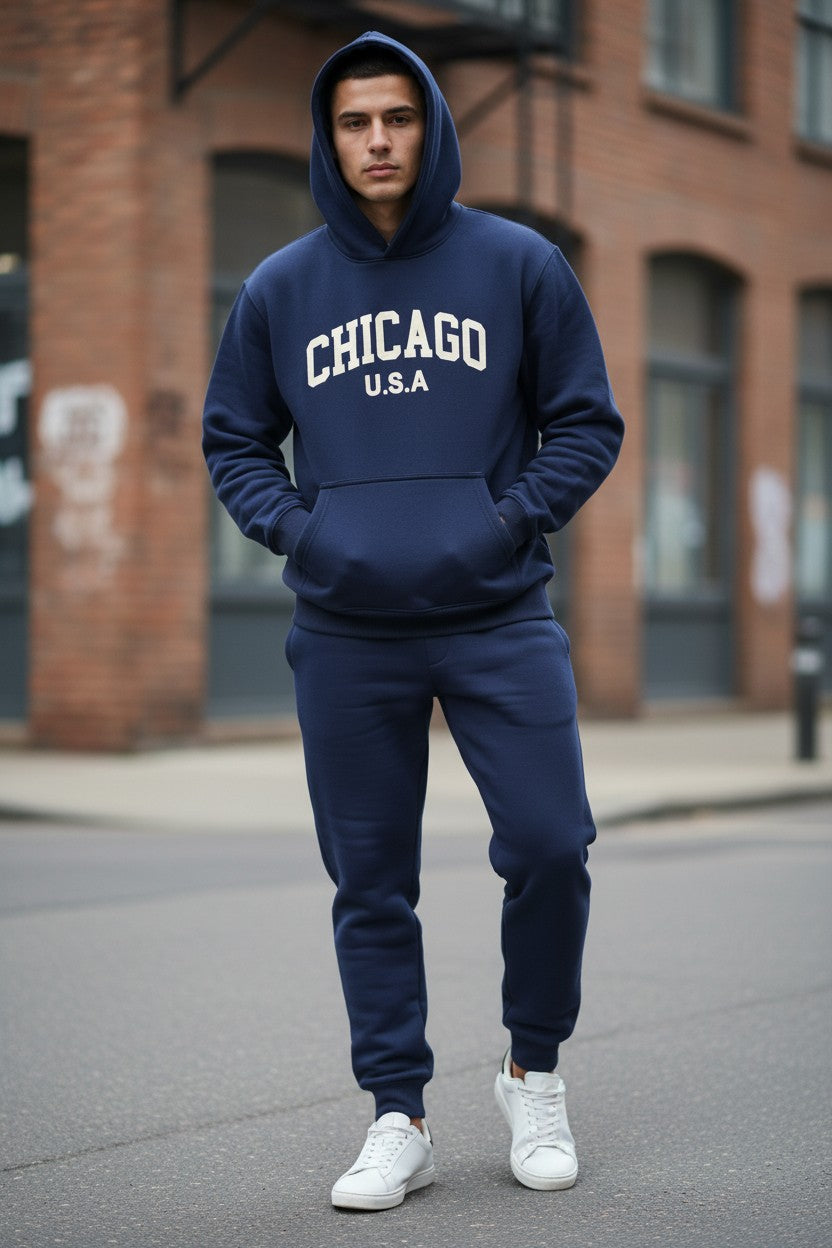Navy Chicago Men Set