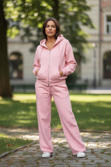 Pink Jacket Jogging Set