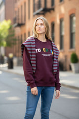 Toncrete sweatshirt + Shoulder Scarf