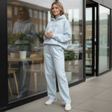 Blue comfy woman jogging set