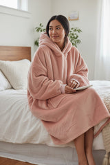 Pink Hooded blanket