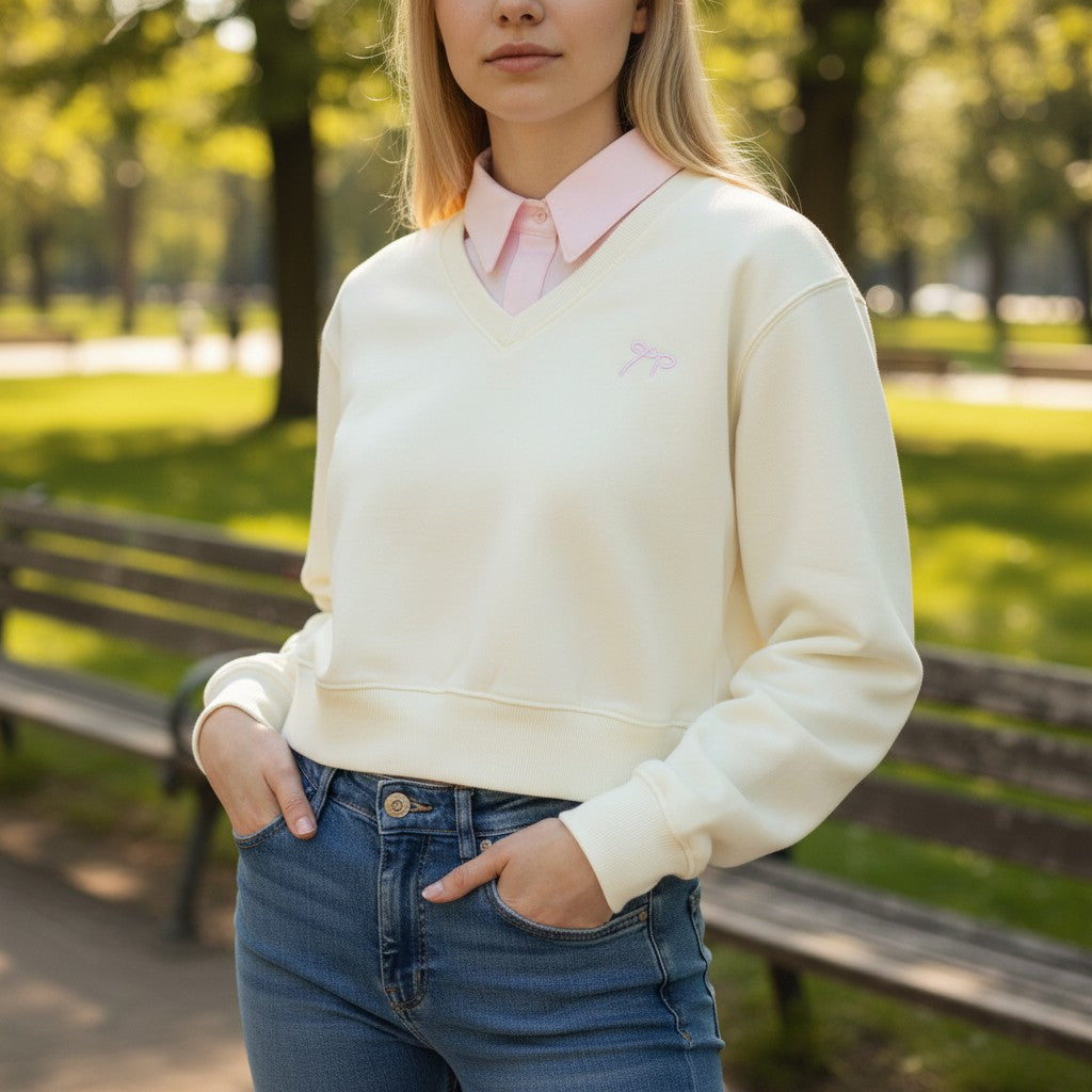 Butter Yellow Sweatshirt