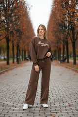 Brown Chic Jogging Set