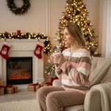 Brown-Pink Fleece PJ