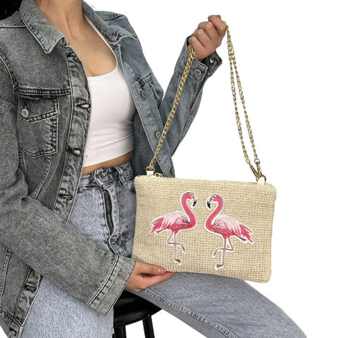 Beige Flamingo Bag