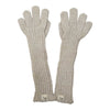 Beige Long Gloves