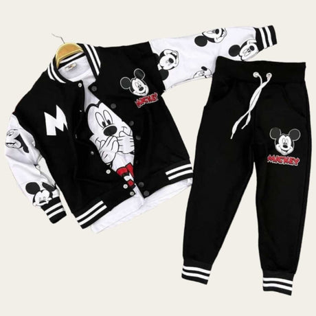 Black And White Mickey Jogging Set 3