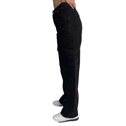 Black Jeans Cargo Pants 