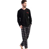 Black Local Fleece PJ