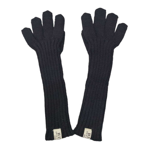 Black Long Gloves