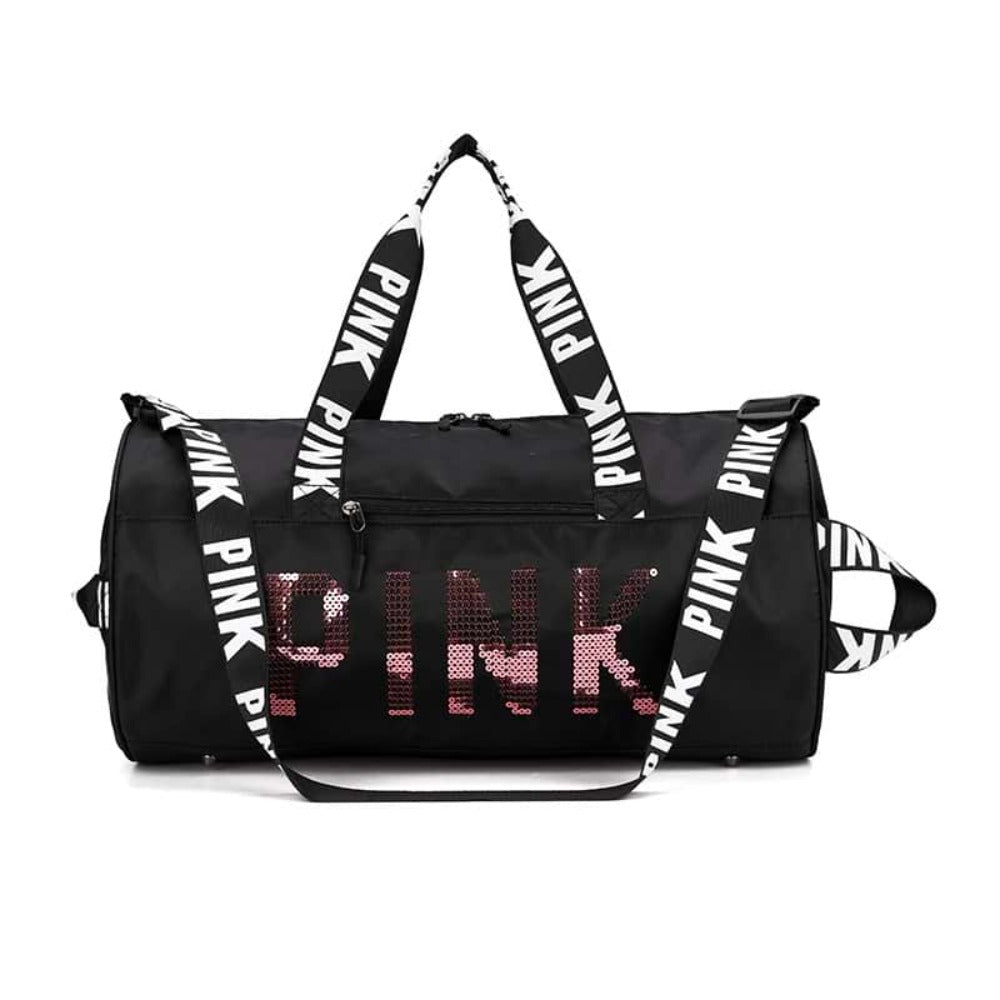 Pink gym backpack deals