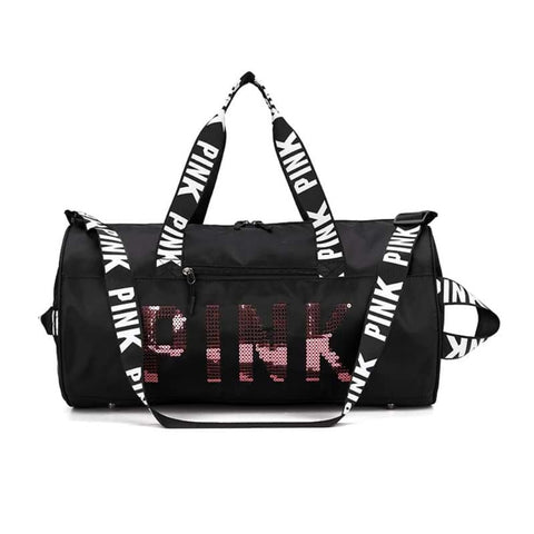 Black  Pink Gym Bag 2