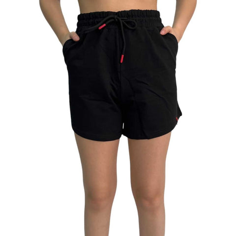 Black SP Cotton Shorts