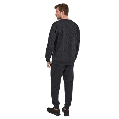 Black Simple Pattern Cotton PJ 