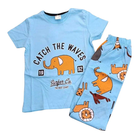 Blue Catch The Waves PJ