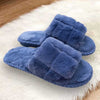 Blue Fluffy Slippers 5
