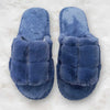 Blue Fluffy Slippers 5