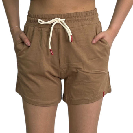 Brown SP Cotton Shorts