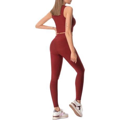 Claret Red Simple SP11 Legging 