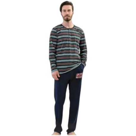 Dark Blue Rays Pajama 1-2