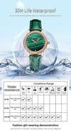 Green Leather Crrju Watches