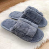 Grey Fluffy Slippers 5