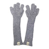 Grey Long Gloves