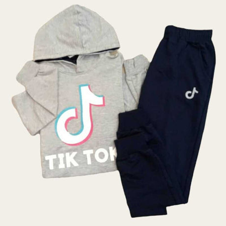 Grey Tik Tok Jogging set