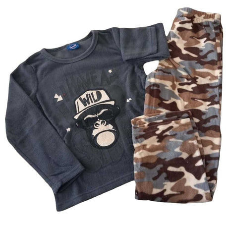 Grey & Brown Wild PJ